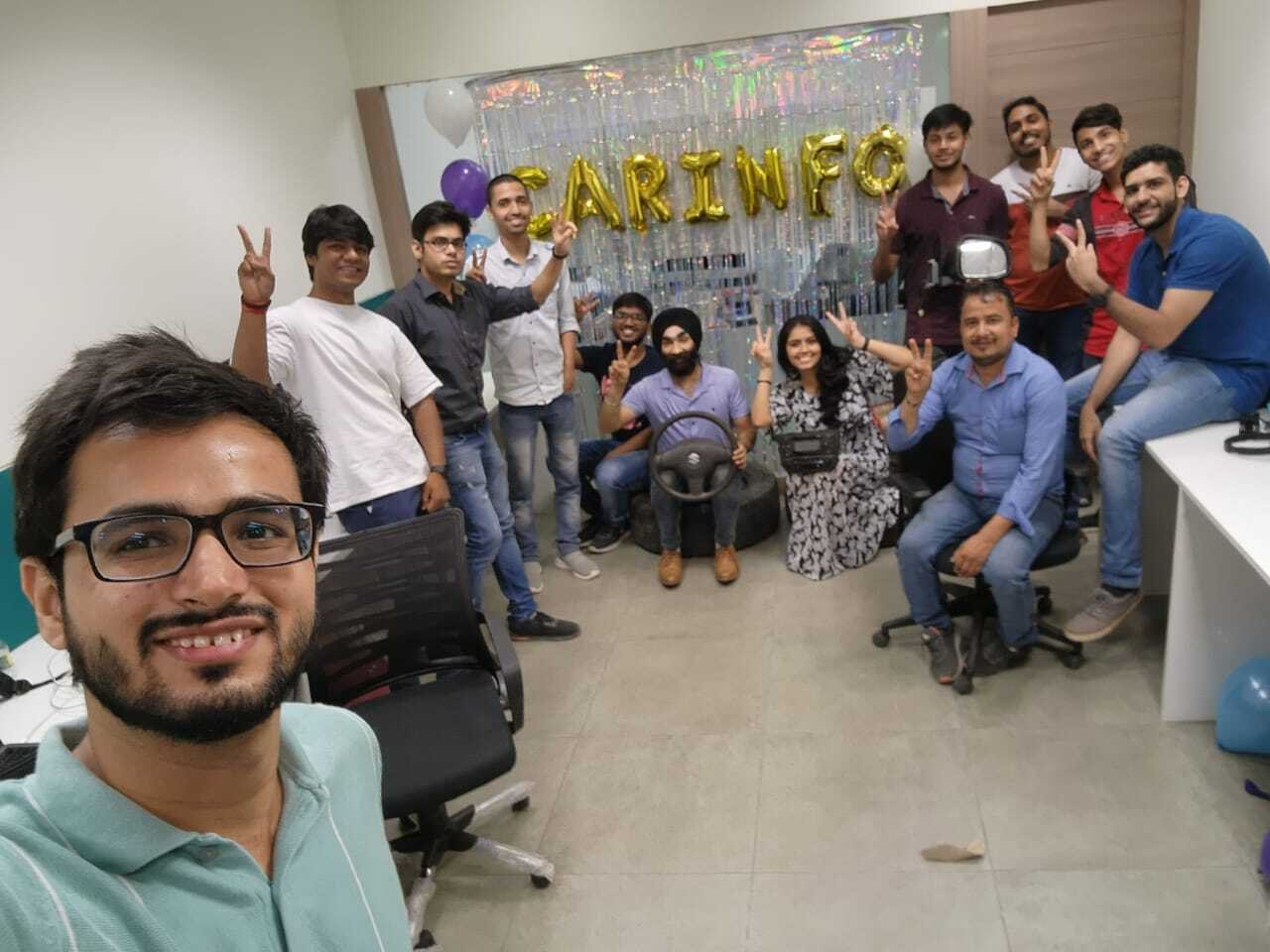 Legacy team photo in office